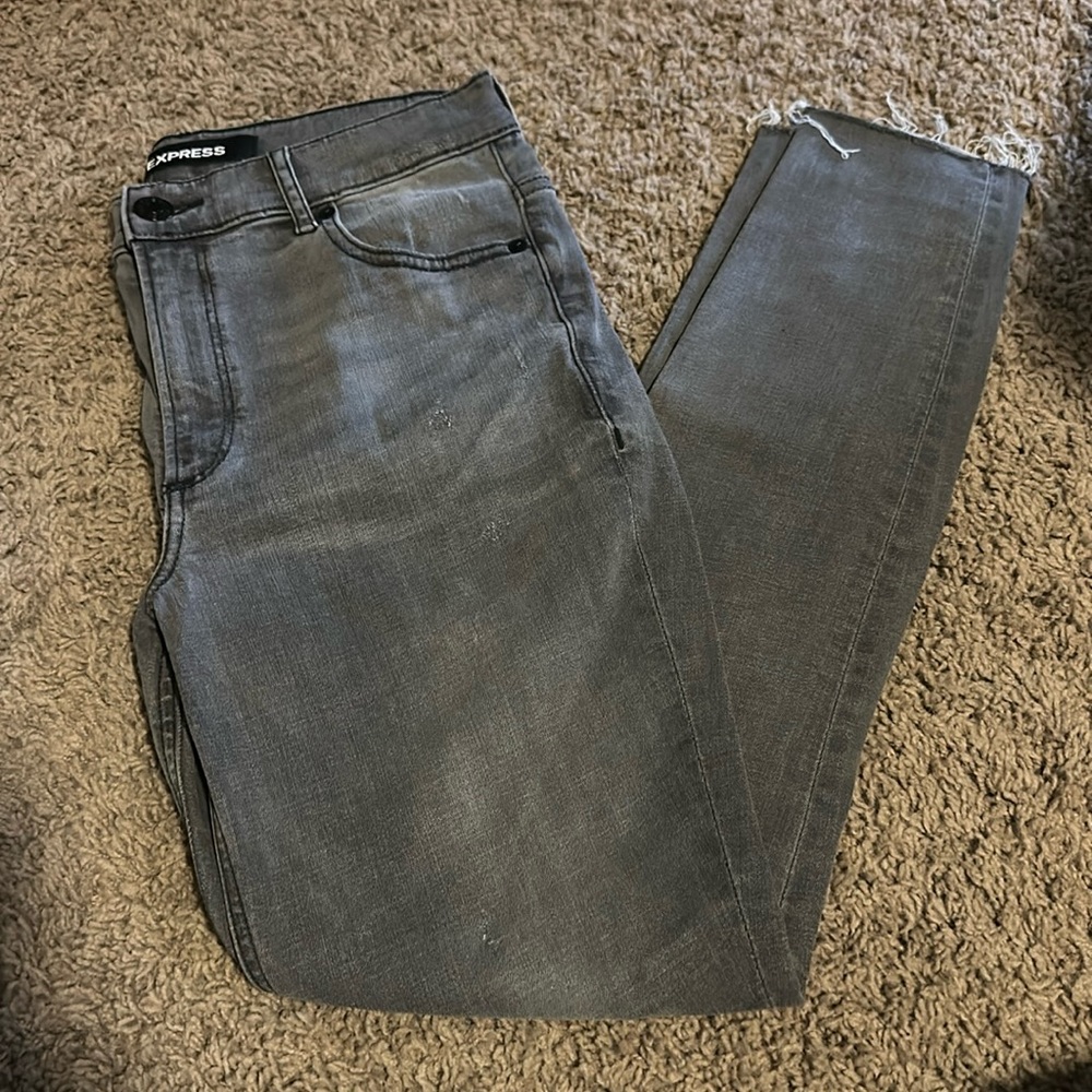 Express stretch + skinny jeans size 8